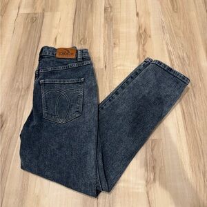 Jordache Vintage jeans in a dark blue wash
